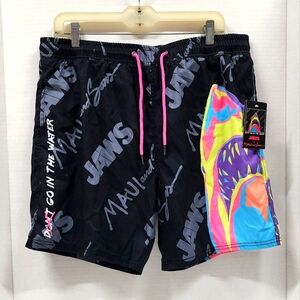 Maui And Sons Jaws X Pool Shorts Size XL